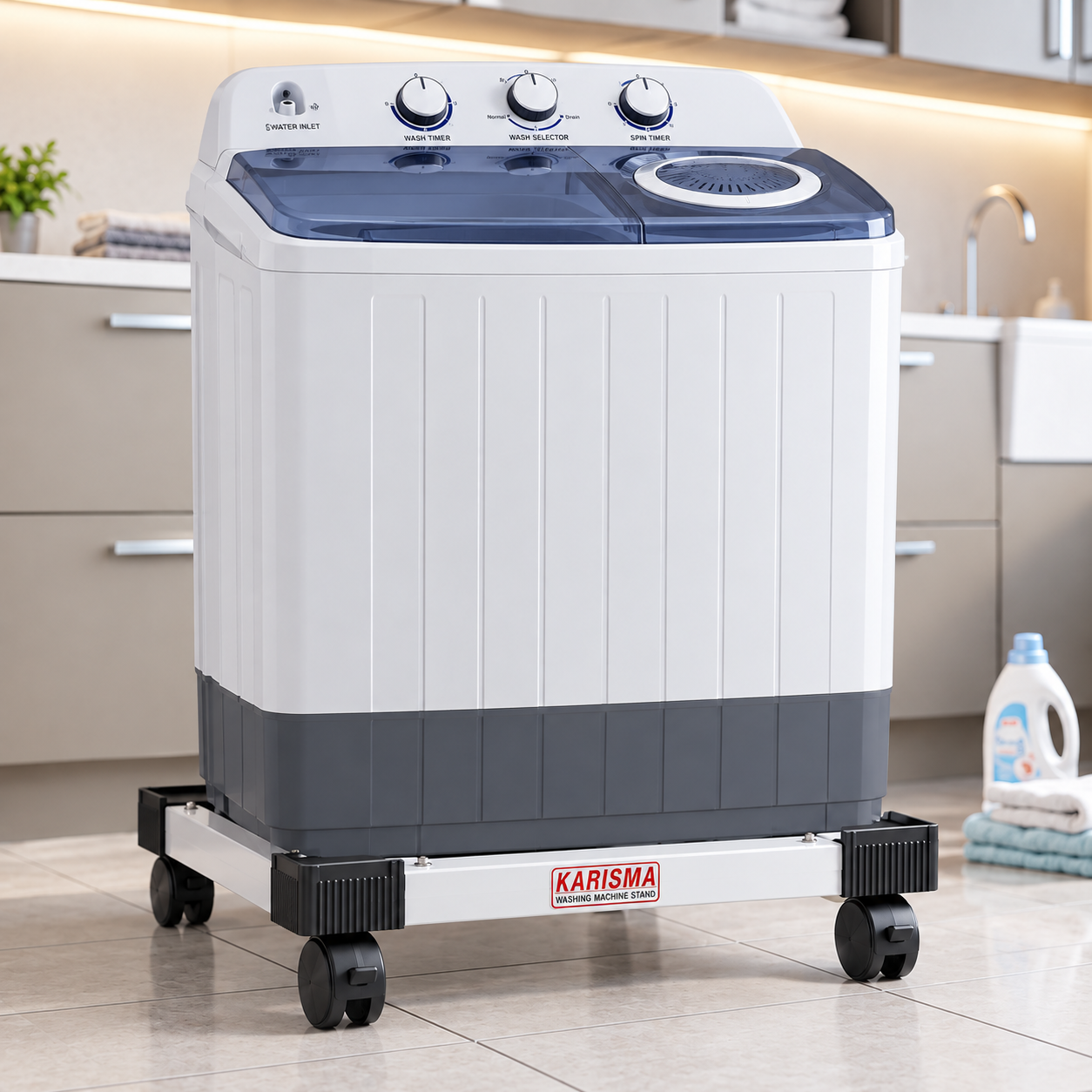 Home top load washing machine semi automatic
